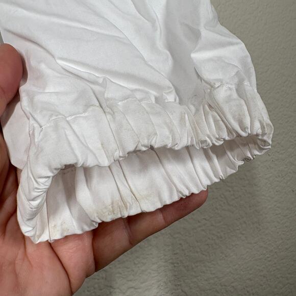 Rails XS Jayla Top One Shoulder Asymmetric White Cotton Lyocell Short Sleeve - Picture 6 of 10